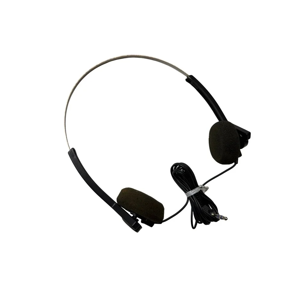 Sony MDR-010 Dynamic Stereo Headphones Vintage Black Wired Over Ear Audio